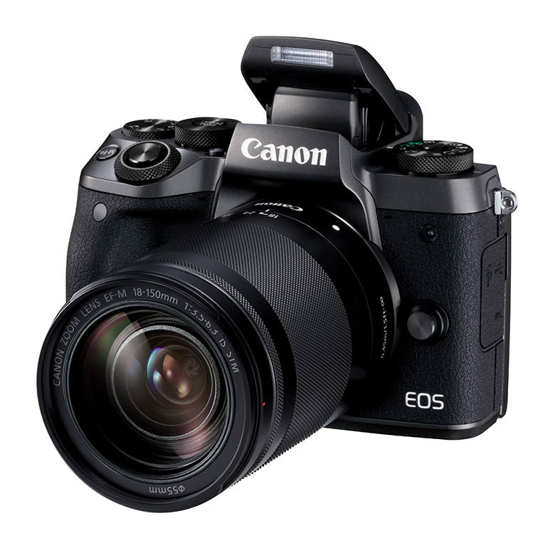 Canon EOS M5 Black with EF-M 18-150mm IS Lens