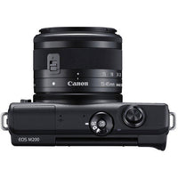 Canon EOS M200 Black with EF-M 15-45mm Lens