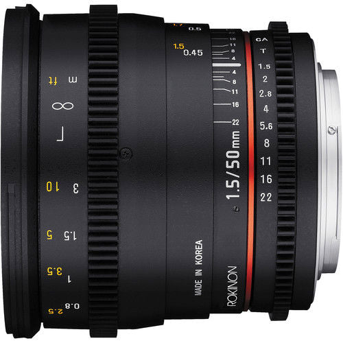 Rokinon 50mm T1.5 Cine DS