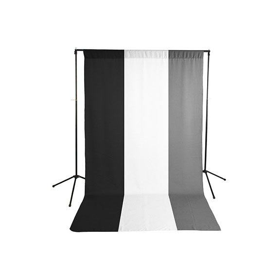 Savage Black/White/Gray 5'x9' Background Kit