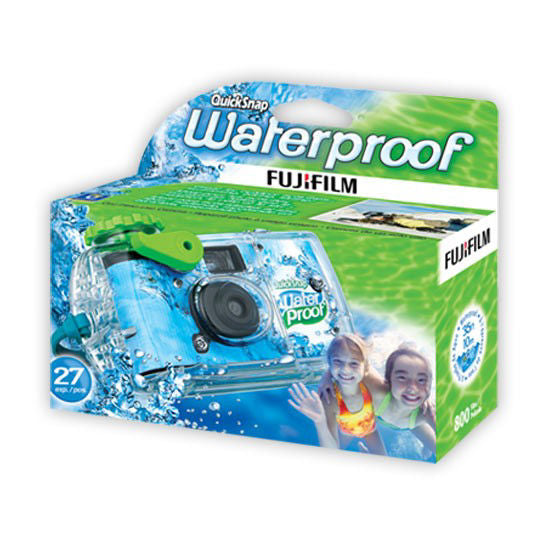 Fujifilm QuickSnap Waterproof Disposable Camera, 800 27Exp